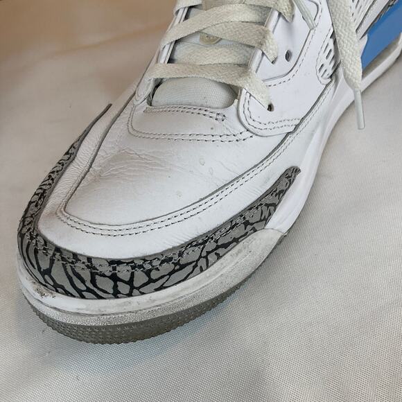 Nike Jordan Spizike Low Men's Shoes- White/Wolf Gray, Size 14 - Picture 10 of 11